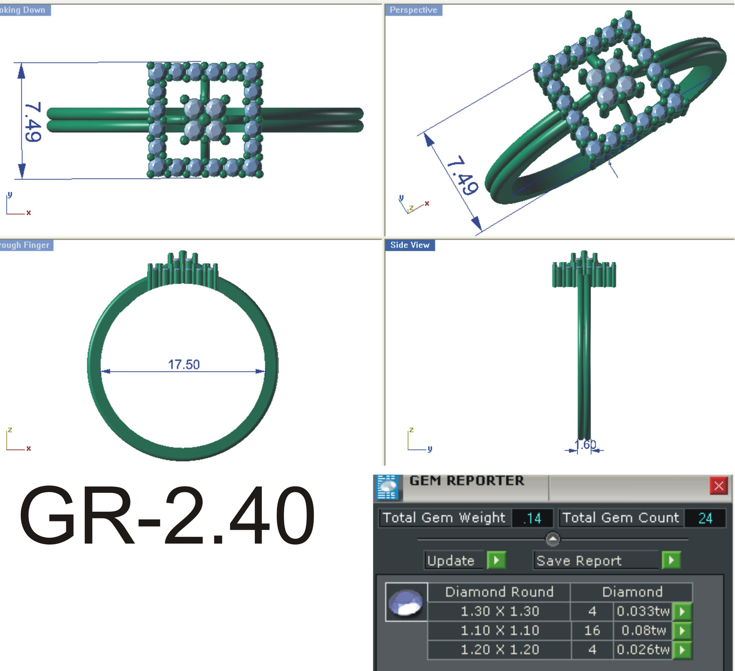 3D Jewelry Files Ring Model STL R-4157