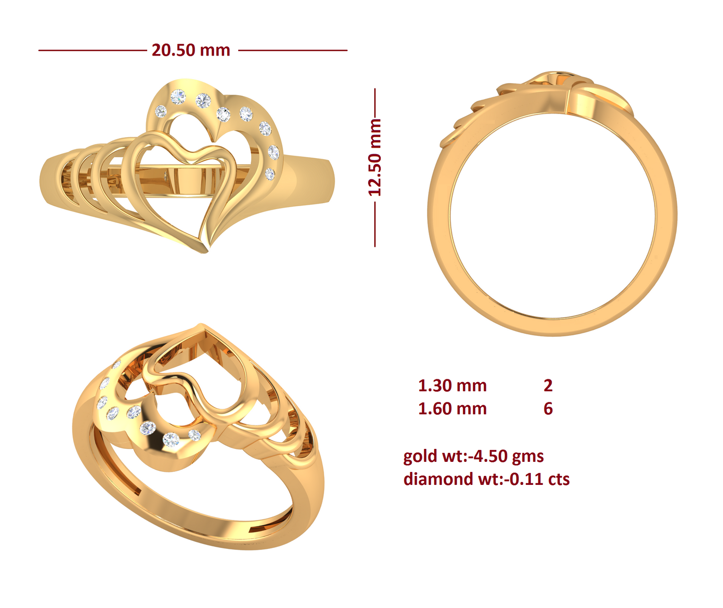 3D Jewelry Files Ring Model 3DM RI-106