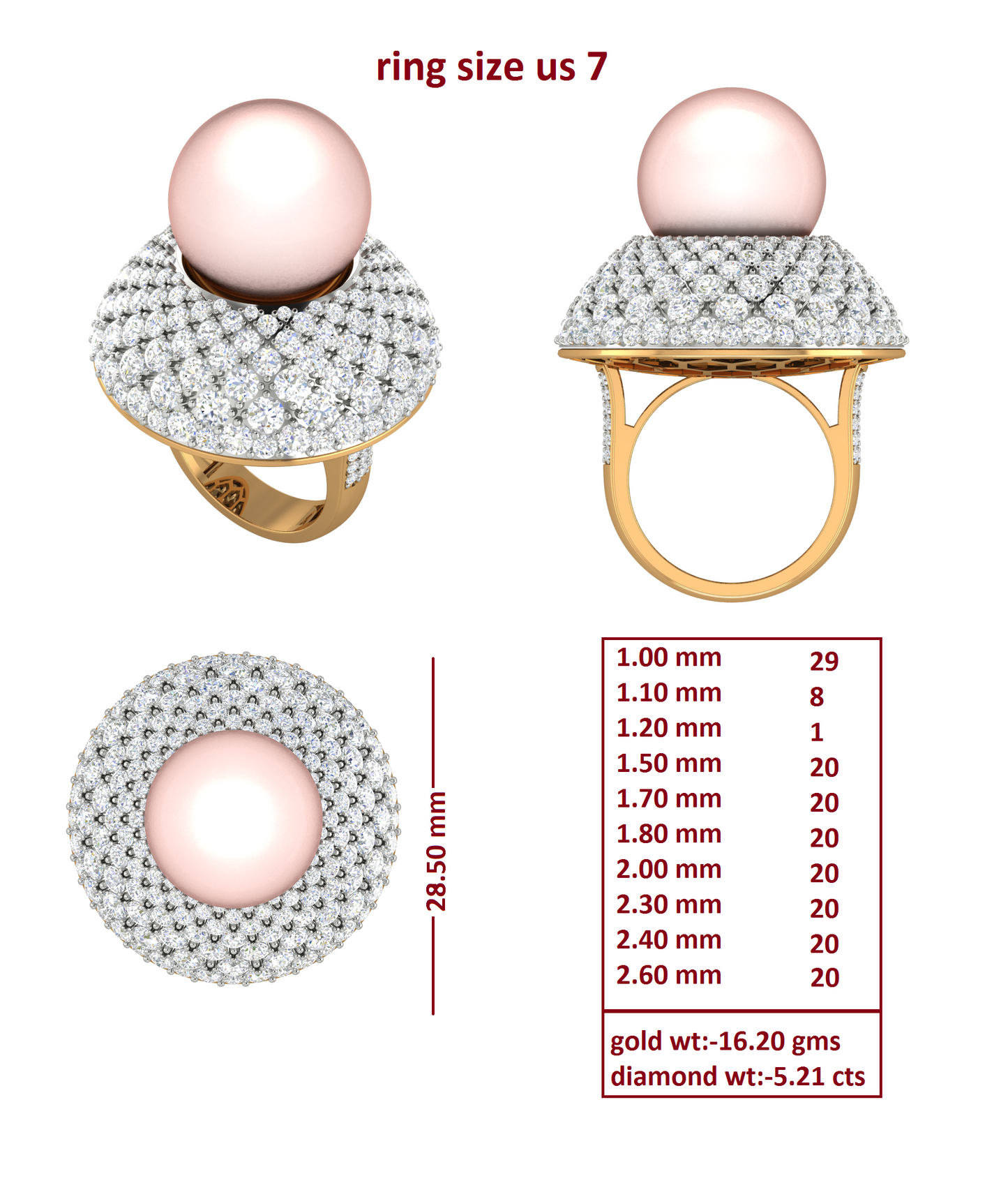 3D Jewelry Files Ring Model 3DM RI-181