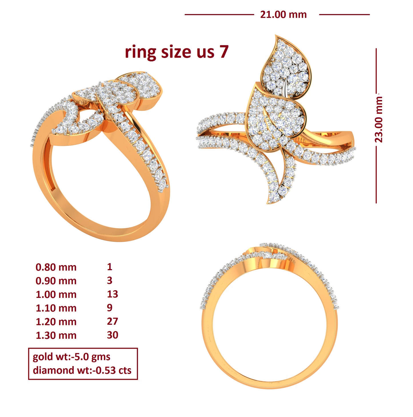 3D Jewelry Files Ring Model 3DM RI-192