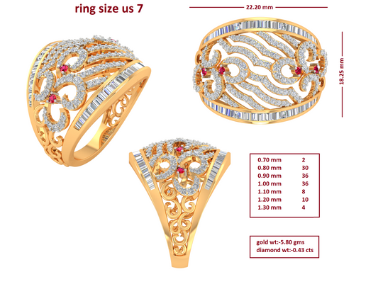 3D Jewelry Files Ring Model 3DM RI-246