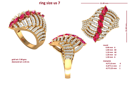 3D Jewelry Files Ring Model 3DM RI-261