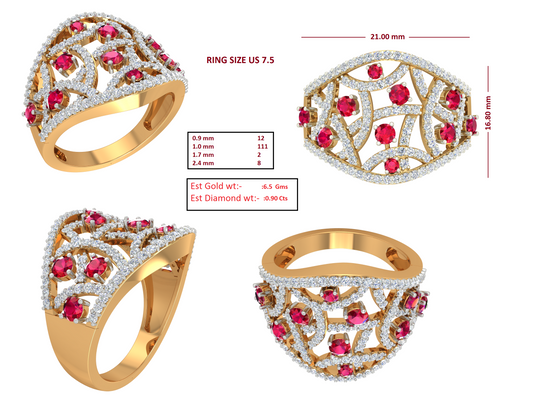 3D Jewelry Files Ring Model 3DM RI-266