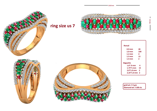 3D Jewelry Files Ring Model 3DM RI-277