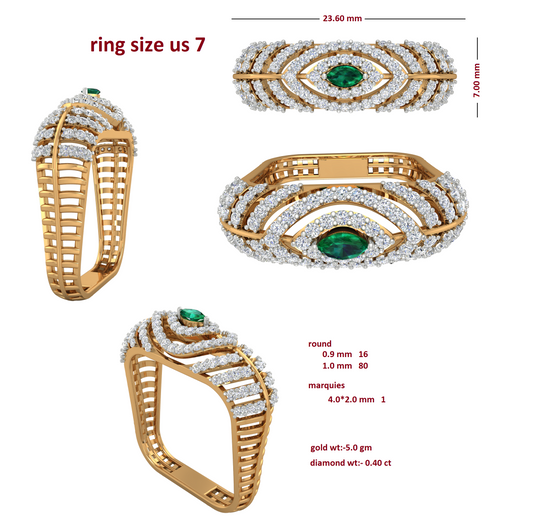 3D Jewelry Files Ring Model 3DM RI-279