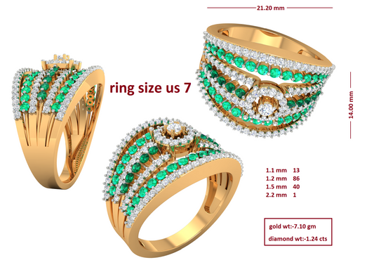 3D Jewelry Files Ring Model 3DM RI-281