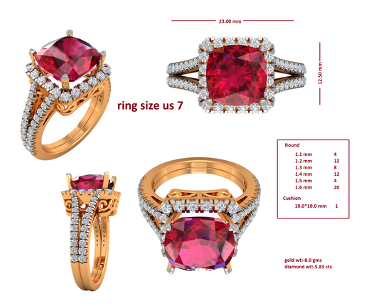 3D Jewelry Files Ring Model 3DM RI-290