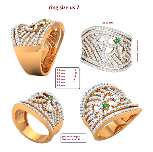 3D Jewelry Files Ring Model 3DM RI-297