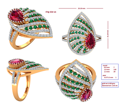 3D Jewelry Files Ring Model 3DM RI-301