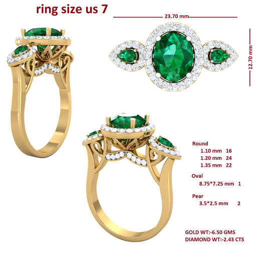 3D Jewelry Files Ring Model 3DM R-4059