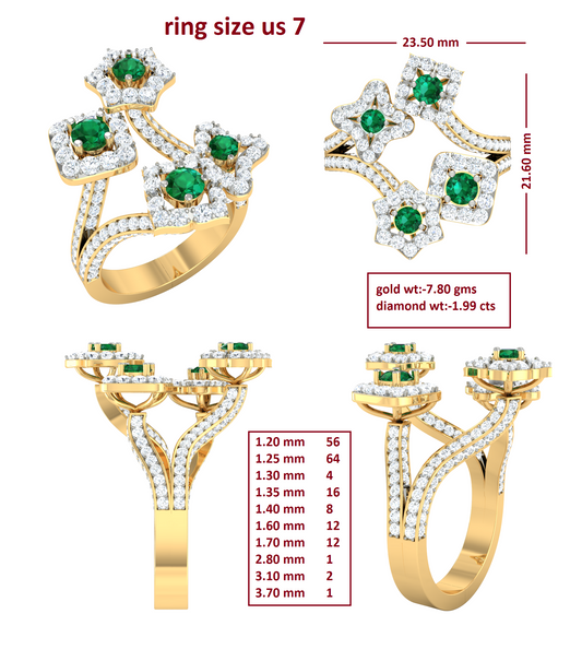 3D Jewelry Files Ring Model 3DM R-4067