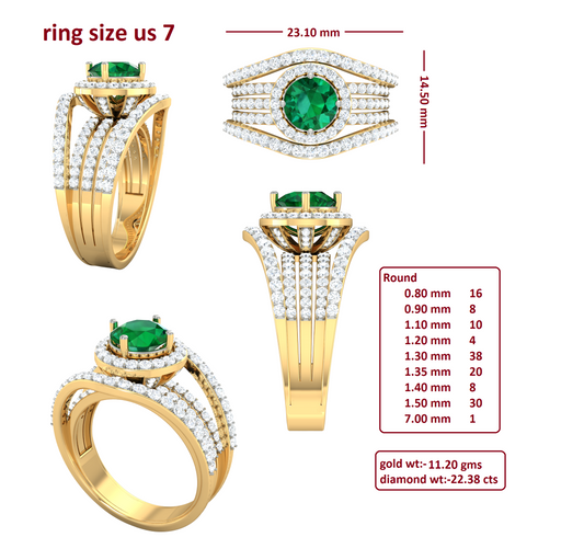 3D Jewelry Files Ring Model 3DM R-4074