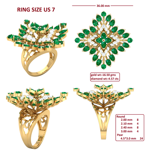 3D Jewelry Files Ring Model 3DM R-4080