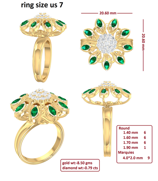 3D Jewelry Files Ring Model 3DM R-4086