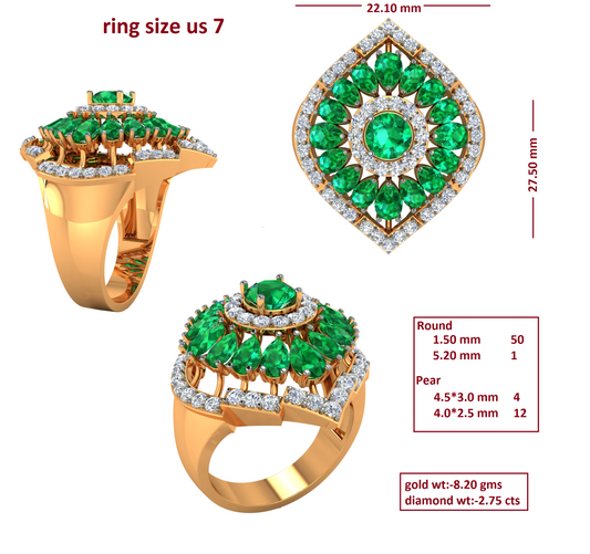 3D Jewelry Files Ring Model 3DM R-51