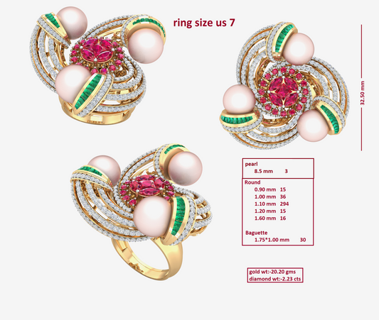 3D Jewelry Files Ring Model 3DM R-56