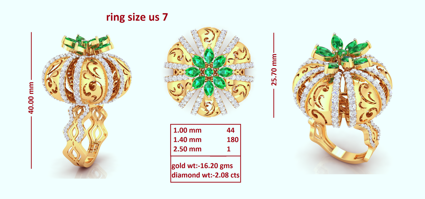 3D Jewelry Files Ring Model 3DM R-57