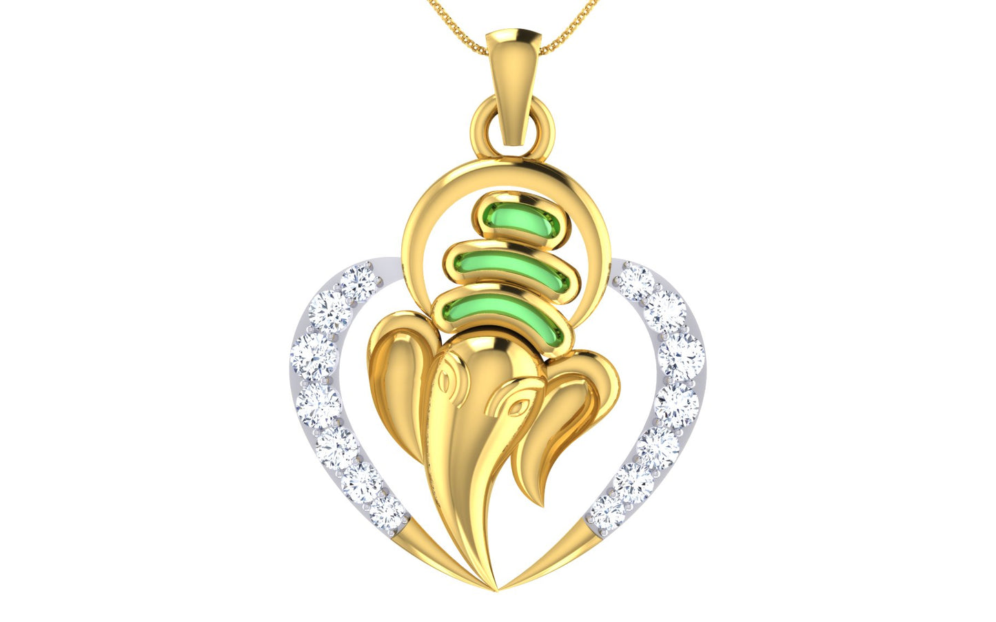 3D Jewelry Files Pendant Model 3DM ZA PN 2106(B Charms61)