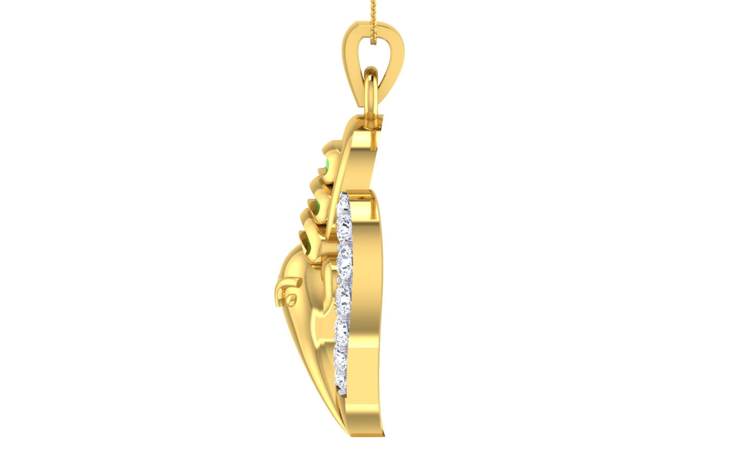 3D Jewelry Files Pendant Model 3DM ZA PN 2106(B Charms61)