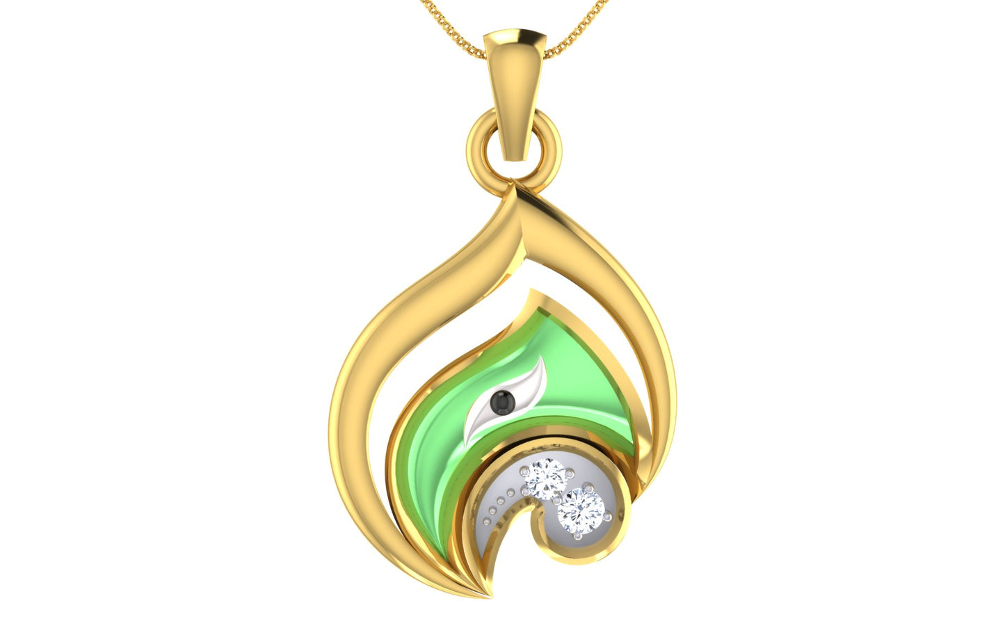 3D Jewelry Files Pendant Model 3DM ZA PN 2108