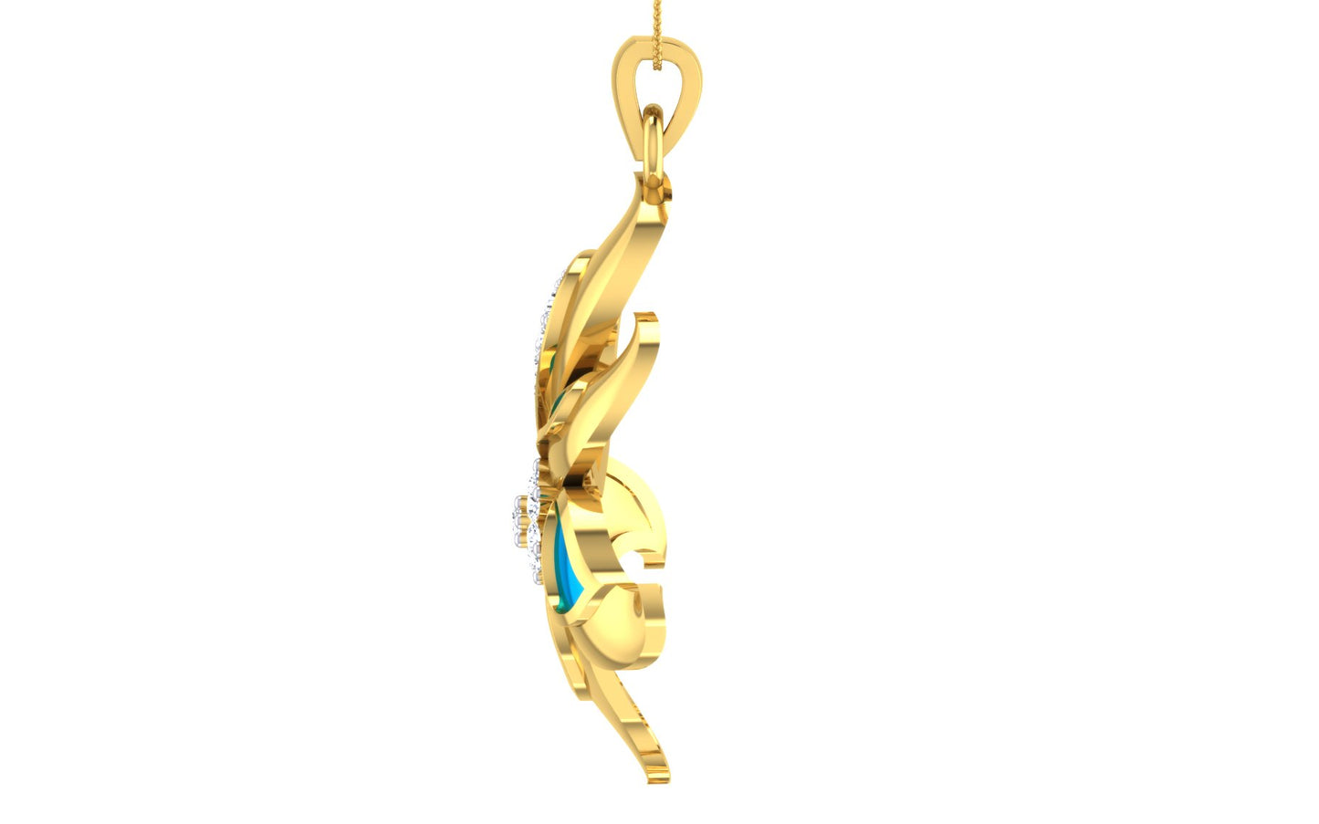 3D Jewelry Files Pendant Model 3DM ZA PN 2110