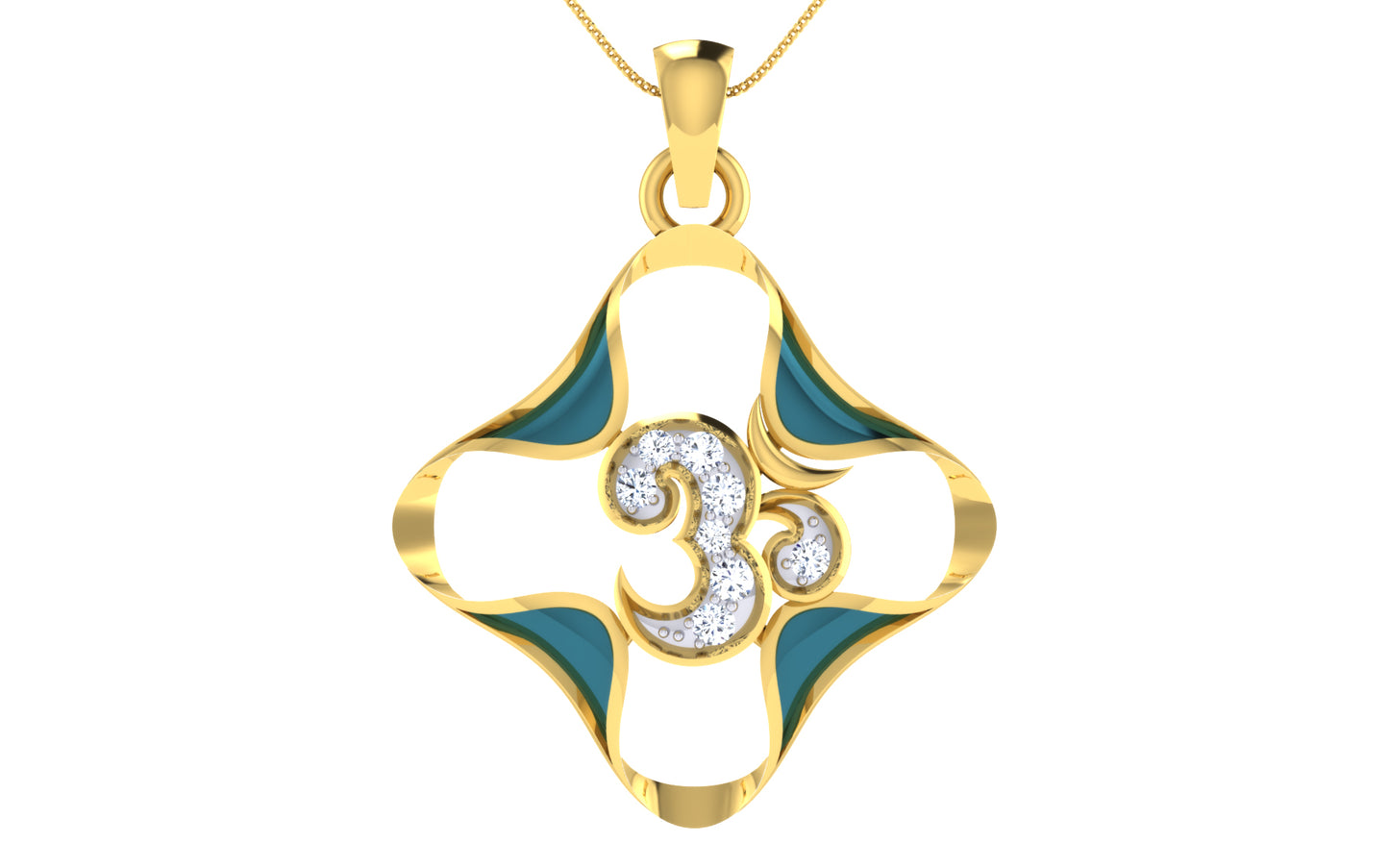 3D Jewelry Files Pendant Model 3DM ZA PN 2116