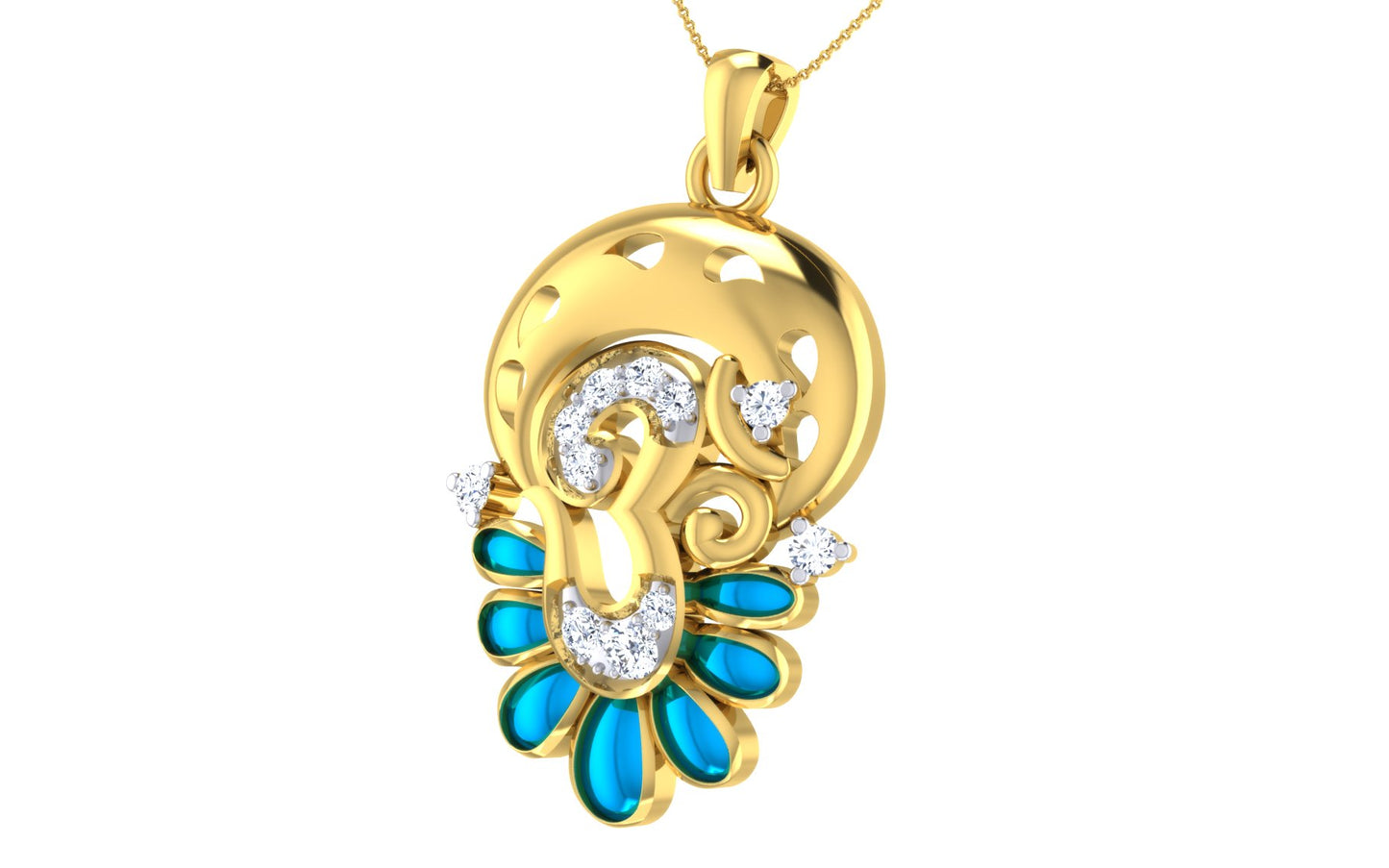 3D Jewelry Files Pendant Model 3DM ZA PN 2123