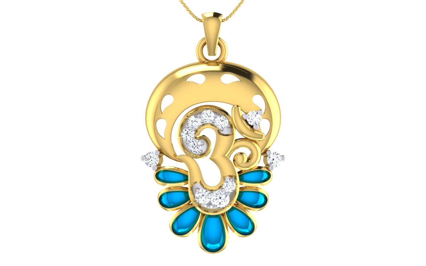 3D Jewelry Files Pendant Model 3DM ZA PN 2123