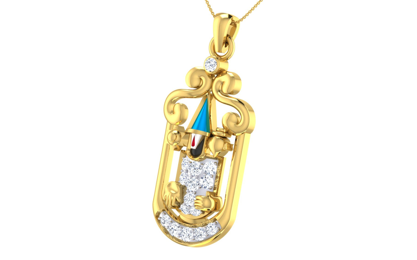 3D Jewelry Files Pendant Model 3DM ZA PN 2127