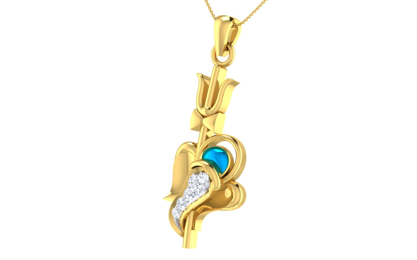 3D Jewelry Files Pendant Model 3DM ZA PN 2134