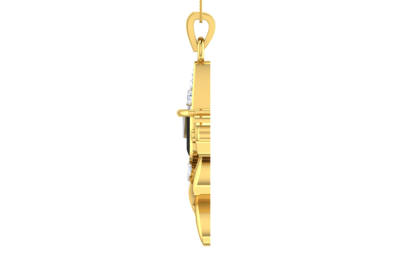 3D Jewelry Files Pendant Model 3DM ZA PN 2142 (B-GCH 118)