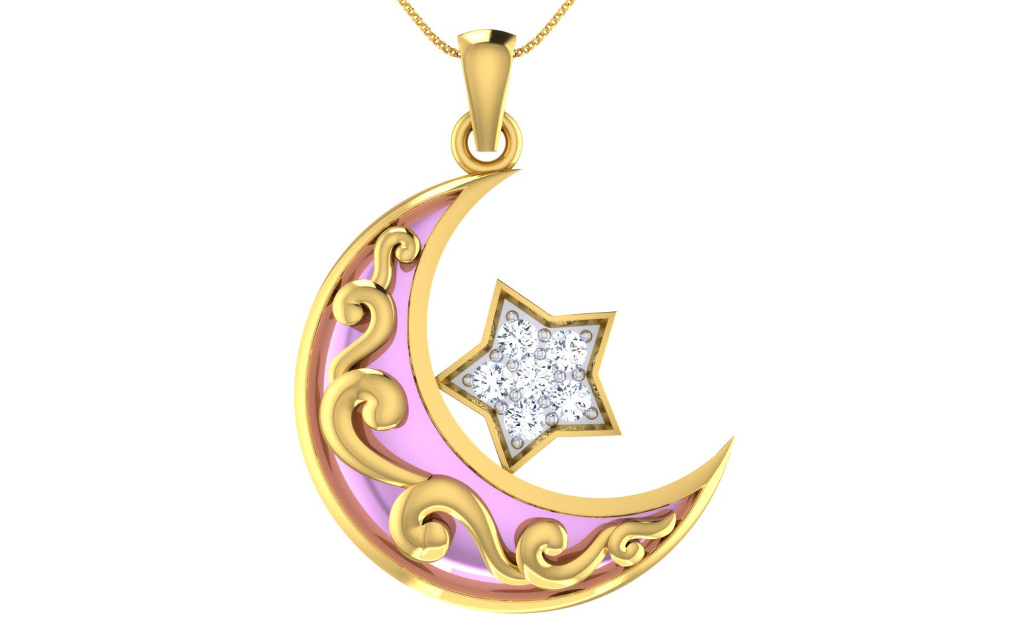 3D Jewelry Files Pendant Model 3DM ZA PN 3163