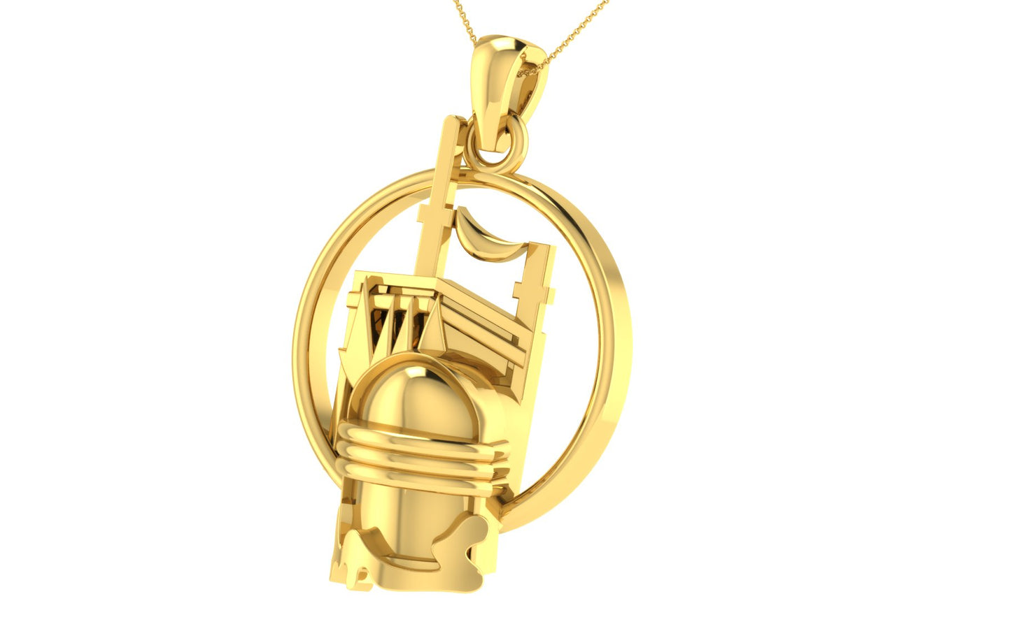 3D Jewelry Files Pendant Model 3DM ZA PN 3164