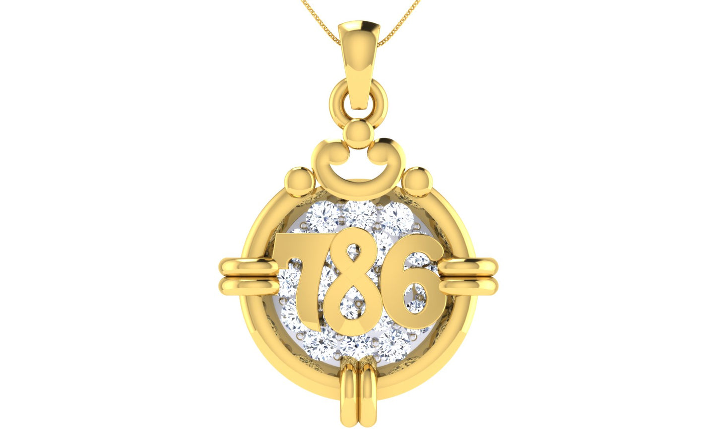 3D Jewelry Files Pendant Model 3DM ZA PN 3170