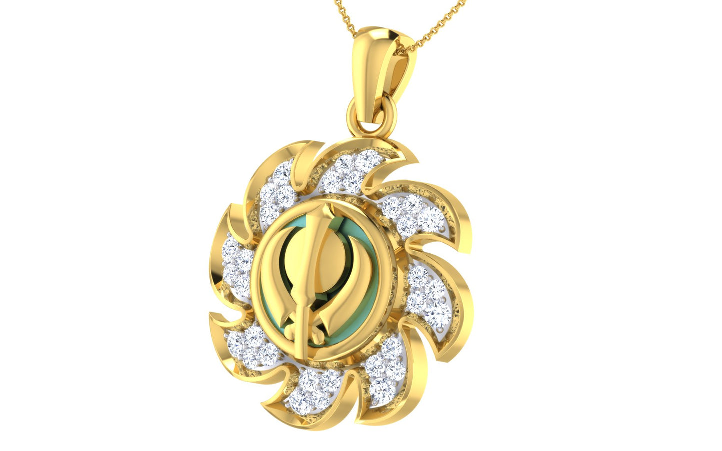 3D Jewelry Files Pendant Model 3DM ZA PN 3183