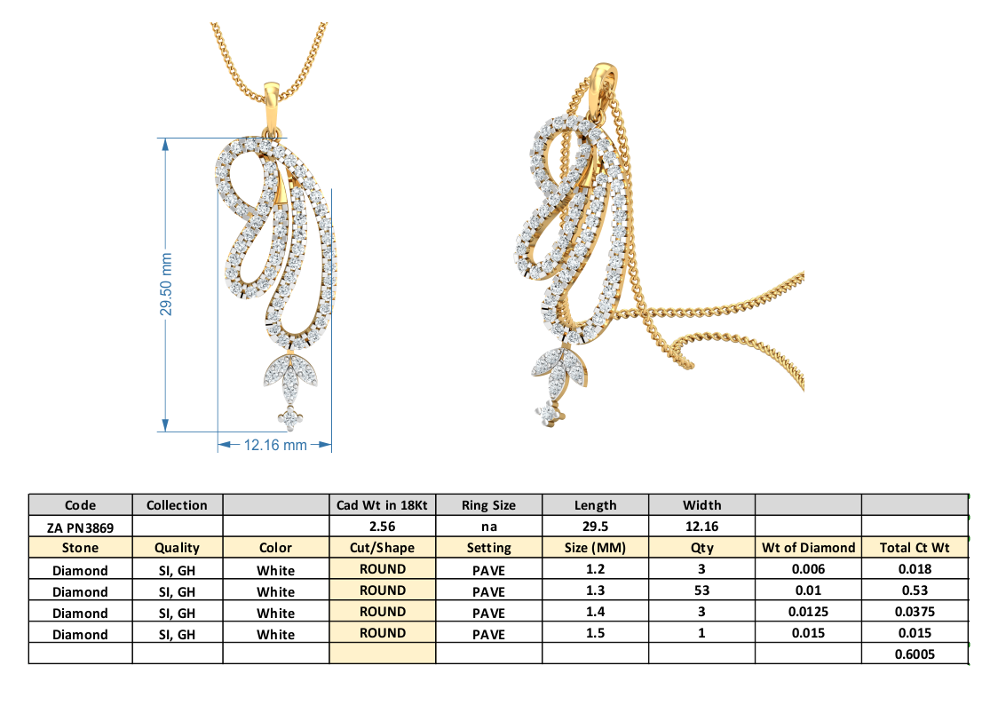 3D Jewelry Files Set Model 3DM 3869