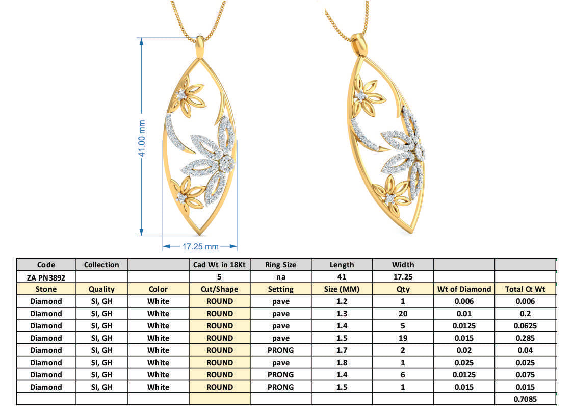 3D Jewelry Files Set Model 3DM 3892