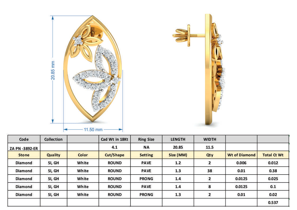 3D Jewelry Files Set Model 3DM 3892