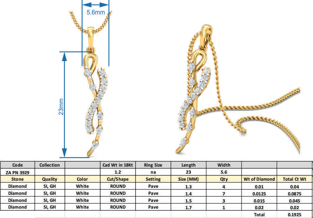 3D Jewelry Files Set Model 3DM 3929