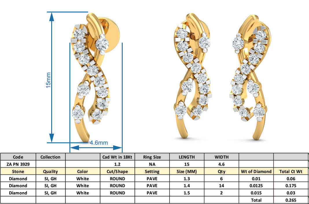 3D Jewelry Files Set Model 3DM 3929