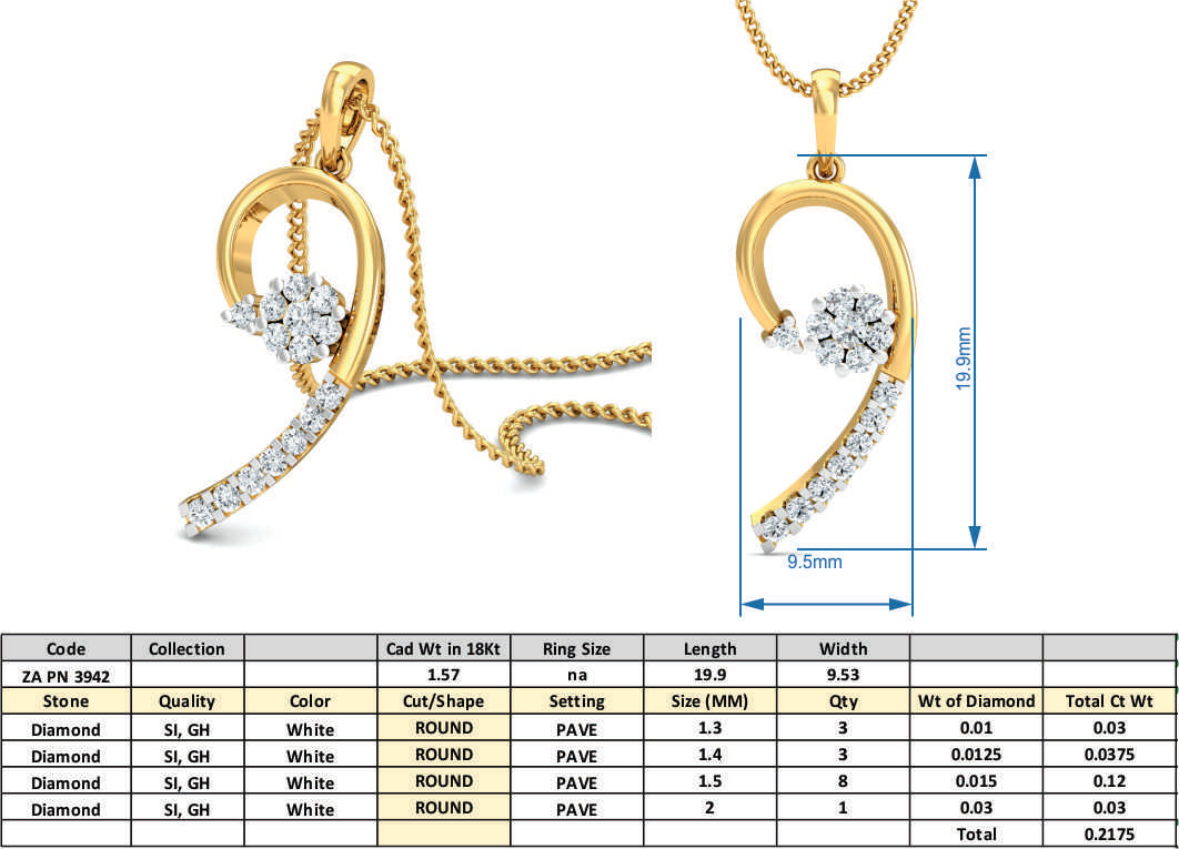 3D Jewelry Files Set Model 3DM 3942