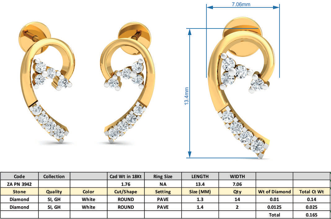 3D Jewelry Files Set Model 3DM 3942