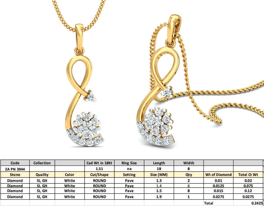 3D Jewelry Files Set Model 3DM 3944