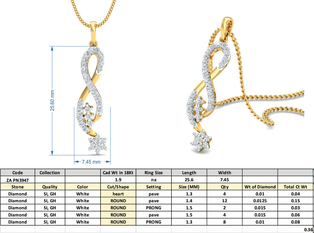 3D Jewelry Files Set Model 3DM 3947