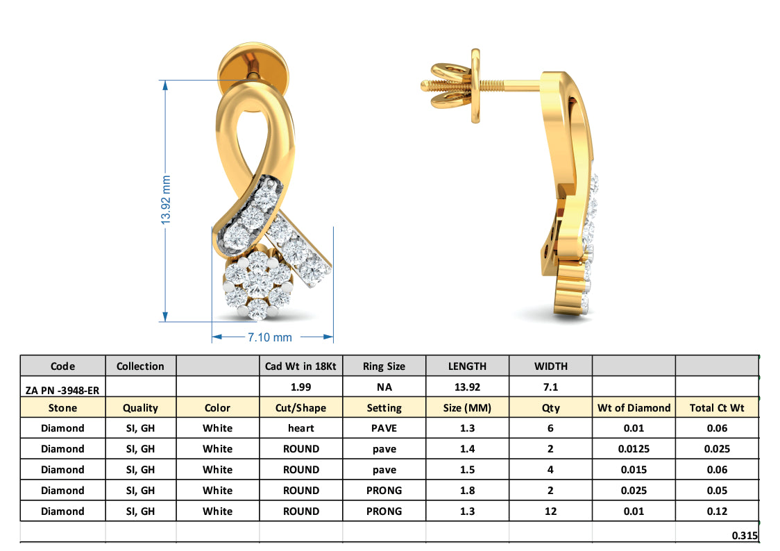 3D Jewelry Files Set Model 3DM 3948