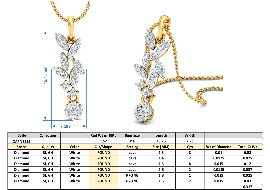 3D Jewelry Files Set Model 3DM 3955