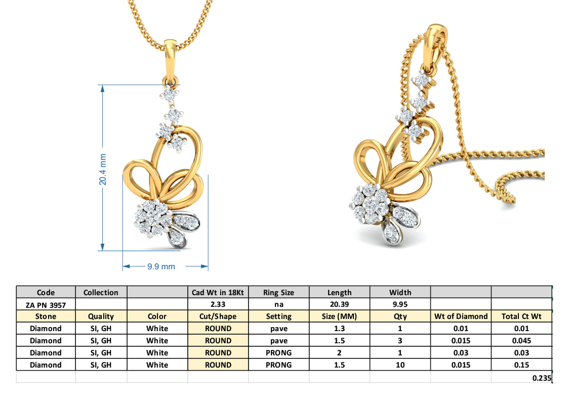 3D Jewelry Files Set Model 3DM 3957