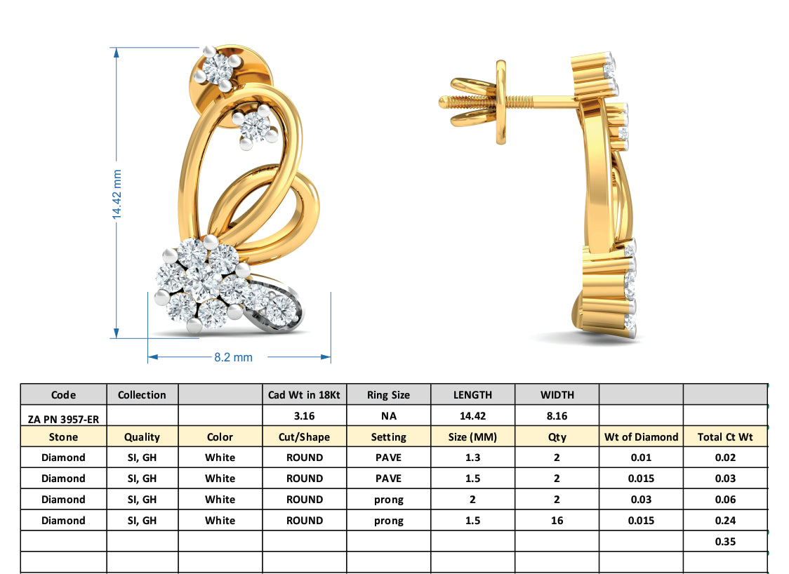 3D Jewelry Files Set Model 3DM 3957