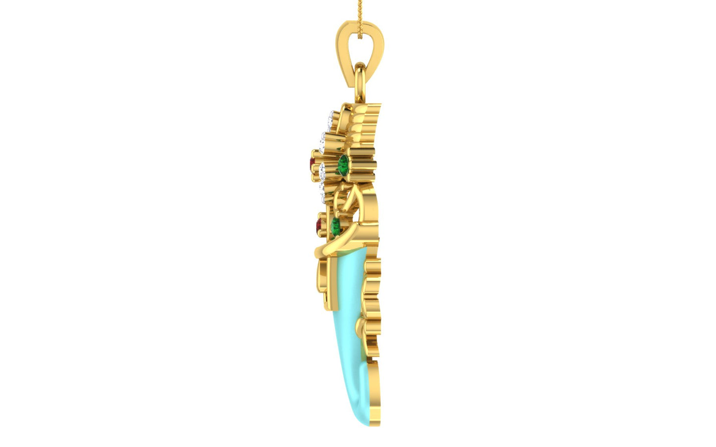 3D Jewelry Files Pendant Model 3DM ZA PN 4235