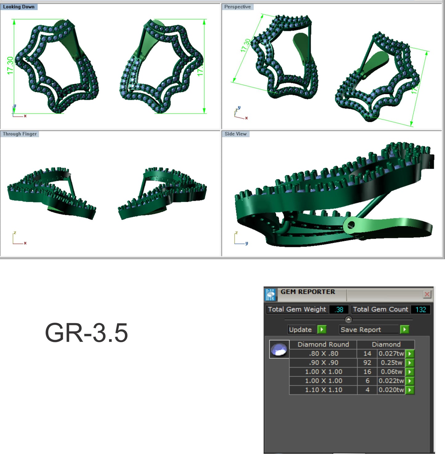 3D Jewelry Files Earring Model 3DM STL ear-025